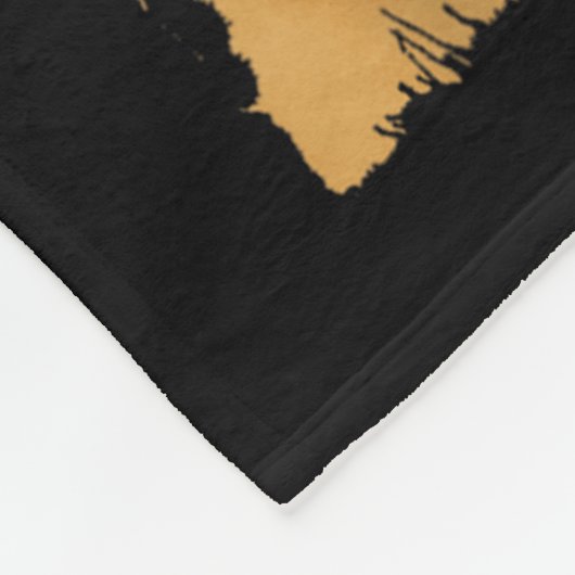 Couverture Polaire Cute Kawaii Chat Noir Manger Sushi Drôle Japonais (Coin)