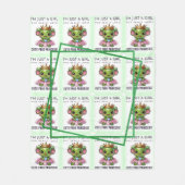 Couverture Polaire Cute Kawaii grenouille Princesse Motif (Devant)