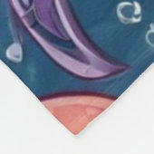 Couverture Polaire Cute Kawaii méduse (Coin)