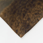 Couverture Polaire Cute Kitten avec une paille étirée (Coin)
