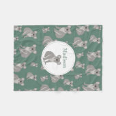 Couverture Polaire Cute Koala Motif personnalisé (Devant (Horizontal))