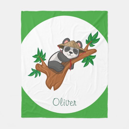 Couverture Polaire Cute Koala Wild Animal Jungle Kids Custom Name (Devant)