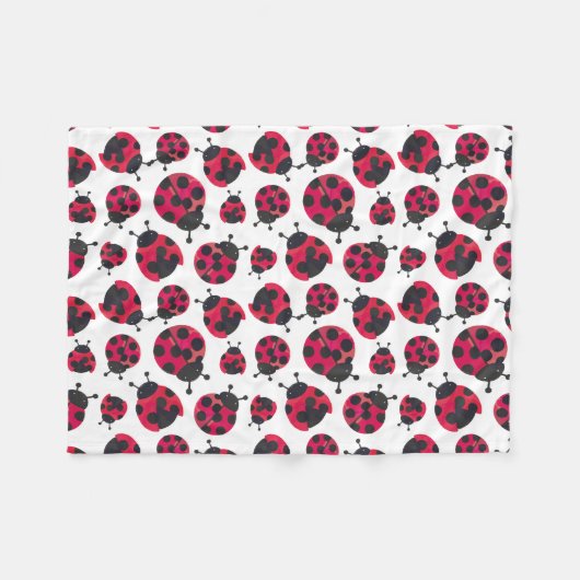 Couverture Polaire Cute Ladybug (Devant (Horizontal))