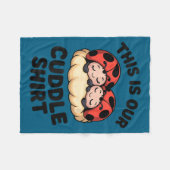 Couverture Polaire Cute Ladybugs This Is Our Cuddle Couple (Devant (Horizontal))