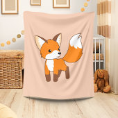 Couverture Polaire Cute Little Fox