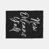 Couverture Polaire Cute Louisiana Quote For Women Funny Gift New Orle (Devant (Horizontal))