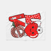 Couverture Polaire Cute Love Heart Stethoscope Phlebotomist Life Vale (Devant (Horizontal))