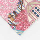 Couverture Polaire Cute Maisons Blanche polaire (Coin)