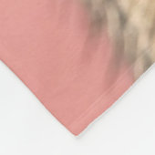 Couverture Polaire Cute Meerkat avec lunettes et pizza (Coin)