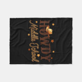 Couverture Polaire Cute Middle School Teacher Rodeo Western Howdy Mid (Devant (Horizontal))