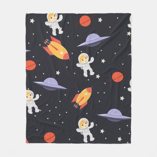 Couverture Polaire Cute Motif Astro (Devant)