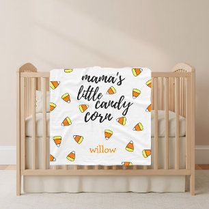 Couverture Polaire Cute Motif de Corne de bonbons Cute Blanche polair