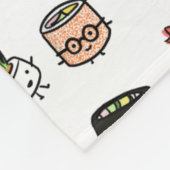 Couverture Polaire Cute Motif sushi| Personnage de Kawaii Sushi (Coin)
