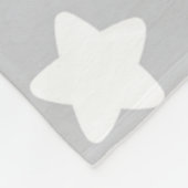Couverture Polaire Cute Night Sky with Custom Monogram et nom (Coin)