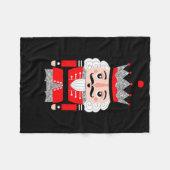 Couverture Polaire Cute Nutcracker Christmas Womens (Devant (Horizontal))