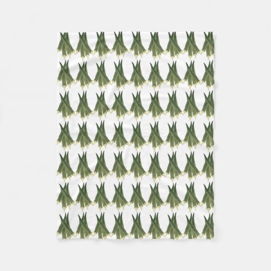 Couverture Polaire Cute Okra (Devant)