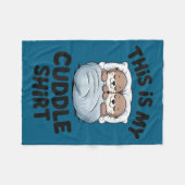 Couverture Polaire Cute Otter Couple Snuggle This Is My Cuddle  (Devant (Horizontal))