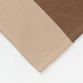 Couverture Polaire Cute Petit Ours Brown avec Nom Personnalisé Fuite (Coin)