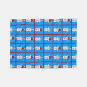 Couverture Polaire Cute Petite Ours Polaires Art de Vacances (Devant (Horizontal))