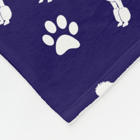 Couverture Polaire Cute Poodle Fleece Blanket (Coin)