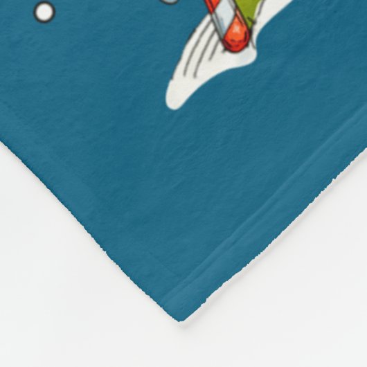 Couverture Polaire Cute Pug Le Dog Christmas Tree Xmas Hat Long Sleev (Coin)