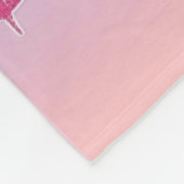 Couverture Polaire Cute Purple Unicorn in a Starry Sky (Coin)