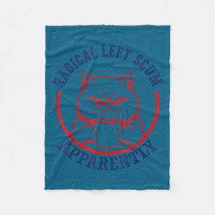 Couverture Polaire Cute Radical Left Scum Apparemment Politique