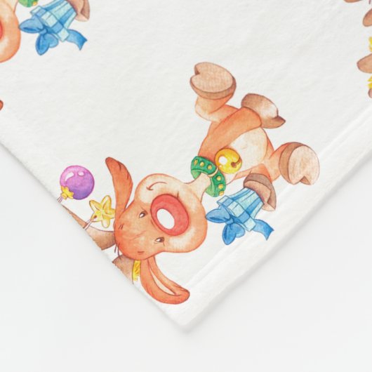 Couverture Polaire Cute Reindeer (Coin)