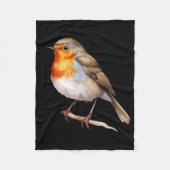 Couverture Polaire Cute Robin (Devant)