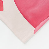 Couverture Polaire Cute Rose Chat Coeur Or Love (Coin)