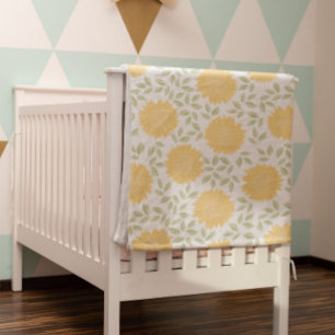 Couverture Polaire Cute Rustic Motif de tournesol