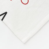 Couverture Polaire Cute Rustique Plaid Personnalisé Noël Gnome Elf (Coin)