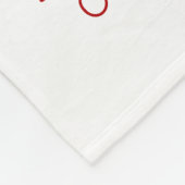 Couverture Polaire Cute Rustique Plaid Personnalisé Noël Gnome Elf (Coin)