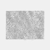 Couverture Polaire Cute Silver Cheetah (Devant (Horizontal))