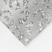 Couverture Polaire Cute Silver Cheetah (Coin)