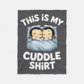 Couverture Polaire Cute Sleeng Bee This Is My Cuddle  (Devant)
