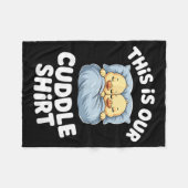 Couverture Polaire Cute Sleeng Ducks This Is Our Cuddle (Devant (Horizontal))