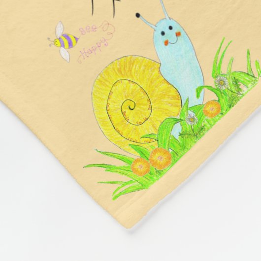 Couverture Polaire Cute Snail (Coin)