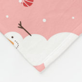 Couverture Polaire Cute Snowmen Blanche polaire (Coin)