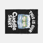Couverture Polaire Cute Snuggly Frog Lovers This Is Our Cuddle (Devant (Horizontal))