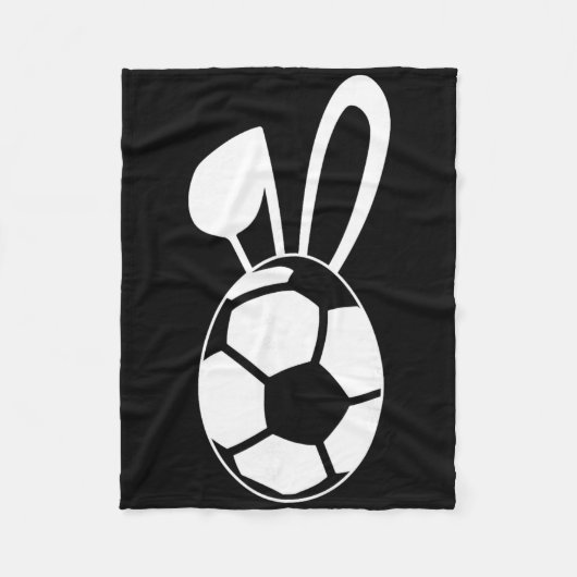 Couverture Polaire Cute Soccer Egg Shirt - Soccer Easter Egg Gift (Devant)