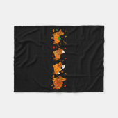 Couverture Polaire Cute Thanksgiving Dachshund Dogs Fall Gobble Prepp (Devant (Horizontal))