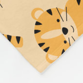Couverture Polaire Cute Unisex Baby Tiger (Coin)