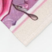 Couverture Polaire Cute Valentine's day cat/chaton (Coin)