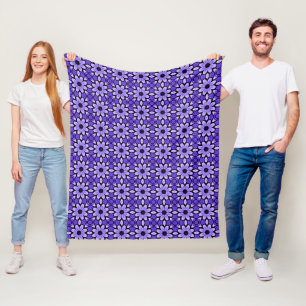 Couverture Polaire Cute Vintage Inspiré Floral Carrelage Motif