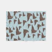 Couverture Polaire Cute Walrus Motif (Devant (Horizontal))