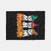 Couverture Polaire Cute West Highland White Terrier Joyeux automne Ya (Devant (Horizontal))