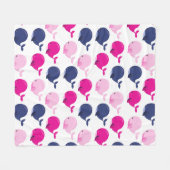 Couverture Polaire Cute Whales, Pattern of Whales, Sea Animals (Devant (Horizontal))