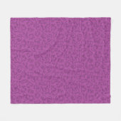 Couverture Polaire cute yoga pet cat pattern purple background (Devant (Horizontal))