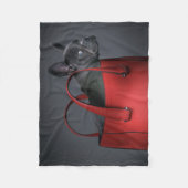 Couverture Polaire Cutest Baby Animals | French Bulldog Red Hand Bag (Devant)